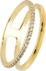 Balia Goldring Balia Ring Damen 333 Goldring 8Kt Gr.54, Damen Ringe, 54 (17,2), 333 Gelbgold - 8 Karat