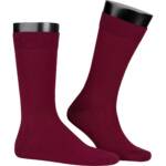 KUNERT Men Herren Socken rot Baumwolle unifarben