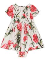 Dolce & Gabbana Kids Set aus Kleid und Windelhöschen - Nude